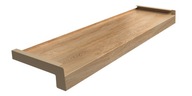 Laminovaný parapet 30x210cm prírodný dub + koncovky Laminovaný parapet 30x210cm prírodný dub + koncovky