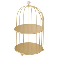 Stojan na dezerty s úložným stojanom na klietku Nordic Decor Stojan na dezerty s úložným stojanom na klietku Nordic Decor