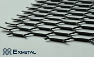 Tuning Mesh Aluminium Black 100x25 (44x13)