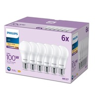 PHILIPS SET 6x E27 LED žiarovka 13W = 100W 2700K TEPLÁ BIELA 1521lm A67 PHILIPS SET 6x E27 LED žiarovka 13W = 100W 2700K TEPLÁ BIELA 1521lm A67