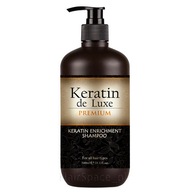 Keratin de Luxe šampón 300 ml zahusťujúci uhladzujúci regeneračný vlas Keratin de Luxe šampón 300 ml zahusťujúci uhladzujúci regeneračný vlas