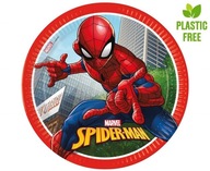 Papierové taniere pre deti Spiderman 23cm 8 ks Papierové taniere pre deti Spiderman 23cm 8 ks