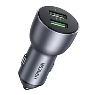 Ugreen rýchlonabíjačka do auta 2x USB 36W Quick Charge SCP FCP AFC Ugreen rýchlonabíjačka do auta 2x USB 36W Quick Charge SCP FCP AFC