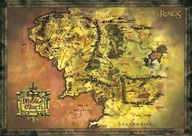 Plagát Pán prsteňov Mapa Stredozeme 91,5 x 61 cm Plagát Pán prsteňov Mapa Stredozeme 91,5 x 61 cm