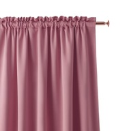 Hotový záves do obývačky 140x280 Aura na stuhe žabky, hladká, indická ružová Hotový záves do obývačky 140x280 Aura na stuhe žabky, hladká, indická ružová