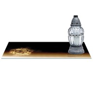 SKLENENÝ STOJAN NA SVIEČKU 60x30cm 553d Anjel SKLENENÝ STOJAN NA SVIEČKU 60x30cm 553d Anjel