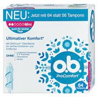 OB Tampóny Pro Comfort MINI 64 kusov ProComfort 64 kusov Tampóny 64 kusov