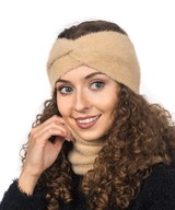 Čelenka Ears Turban Alpaca Warm J.Camel