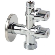Arco rohový ventil 1/2''x3/8"x3/4" kombinovaná práčka, umývačka riadu alebo vodovodná batéria Arco rohový ventil 1/2''x3/8"x3/4" kombinovaná práčka, umývačka riadu alebo vodovodná batéria