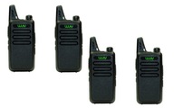 4 ks. KD-C1 ultrakompaktné UHF 3W rádio, napr. PMR