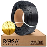 ROSA 3D PLA štartovacia náplň 1kg čierna + zdarma