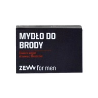 Prírodné mydlo na fúzy s uhlím a bambuckým maslom ZEW pre mužov 85 ml Prírodné mydlo na fúzy s uhlím a bambuckým maslom ZEW pre mužov 85 ml