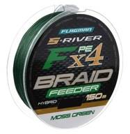 FLAGMAN Braid S-RIVER HYBRID F4 FEEDER BRAID MOSS GREEN 150m 0,16mm FLAGMAN Braid S-RIVER HYBRID F4 FEEDER BRAID MOSS GREEN 150m 0,16mm