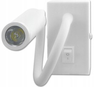 Nástenná lampa, LED lampa na čítanie 3W 4000K - biela Nástenná lampa, LED lampa na čítanie 3W 4000K - biela