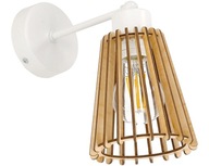 Nástenné svietidlo LAMP pre E27, trvalé podkrovie, ekodrevo