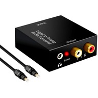 AUDIO DIGITÁLNY NA ANALOGOVÝ KONVERTOR 2 x RCA OPTICKÝ AUDIO DIGITÁLNY NA ANALOGOVÝ KONVERTOR 2 x RCA OPTICKÝ