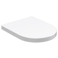 Kerasan FLO biele WC sedadlo 318901 Kerasan FLO biele WC sedadlo 318901