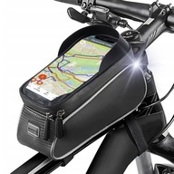 Taška na bicykel na rám, VODEODOLNÁ, dotykové odrazky, zips, otvor na slúchadlá Taška na bicykel na rám, VODEODOLNÁ, dotykové odrazky, zips, otvor na slúchadlá
