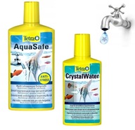 AKVÁRIOVÁ ÚPRAVA VODY Tetra Aqua Safe 500ml + krištáľová voda ZDARMA 250ml