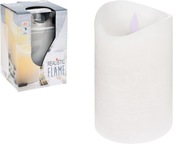 BIELA vosková LED sviečka s ČASOVAČom - 12,5 x 7,5 cm BIELA vosková LED sviečka s ČASOVAČom - 12,5 x 7,5 cm