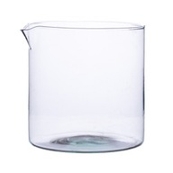 Sklenená valcová váza V: 15 cm H: 15 cm s výlevkou