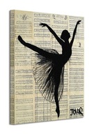 Obraz na plátne Loui Jover Ballerina 40x50 cm Obraz na plátne Loui Jover Ballerina 40x50 cm