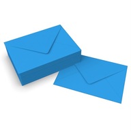 Silné ozdobné modré obálky 50 ks 133X184 mm