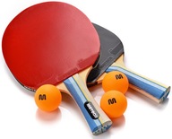 Súprava na stolný tenis Pingpongové pádla 2 rakety + 3 loptičky Súprava na stolný tenis Pingpongové pádla 2 rakety + 3 loptičky
