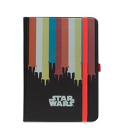 Kožený zápisník Star Wars A5 Lines 120 listov Kožený zápisník Star Wars A5 Lines 120 listov