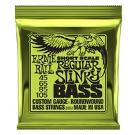 Ernie Ball Short Scale Slinky Bass struny 45-105 Ernie Ball Short Scale Slinky Bass struny 45-105