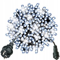 STUDENÉ BIELE VIANOČNÉ SVETLÁ 300 LED BLESK 22M STUDENÉ BIELE VIANOČNÉ SVETLÁ 300 LED BLESK 22M