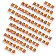 WAGO samosvorná elektrická kocka 2pin 4mm WAGO samosvorná elektrická kocka 2pin 4mm
