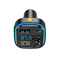 FM transmitter Bluetooth MP3 nabíjačka 3,1A čierna FM transmitter Bluetooth MP3 nabíjačka 3,1A čierna