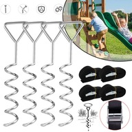 ZEMNÁ KOTVA 4 KUSY, NA TRAMPOLÍNU, HOJAČKU, SO 4 NASTAVITEĽNÝMI POPRUHMI ZEMNÁ KOTVA 4 KUSY, NA TRAMPOLÍNU, HOJAČKU, SO 4 NASTAVITEĽNÝMI POPRUHMI
