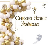 BAPTISM balóny banner CROSS NAME BAPTISM balóny banner CROSS NAME