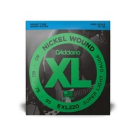 Struny pre basgitaru 40-95 - D'Addario EXL220 Struny pre basgitaru 40-95 - D'Addario EXL220