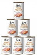 Brit Mono Protein Morčacie & Sladké zemiaky 6x400g Brit Mono Protein Morčacie & Sladké zemiaky 6x400g