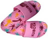 Bazénové šľapky KUBOTA Palmy Pink, veľkosť 37 Bazénové šľapky KUBOTA Palmy Pink, veľkosť 37