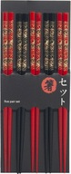 PREMIUM sada sushi paličiek, japonské vzory, 22,5 cm