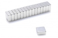Neodymový tanierový magnet 10x10x4 10 ks Neodymový tanierový magnet 10x10x4 10 ks
