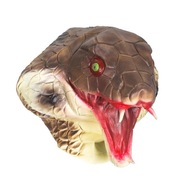 Profesionálna latexová maska ​​SNAKE hlava hada