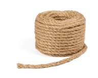 Prírodné jutové lano, jutový špagát, 20mm, 10m Prírodné jutové lano, jutový špagát, 20mm, 10m