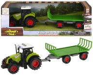 Traktor Traktor Poľnohospodársky stroj Príves Preprava slamy Svetlo Zvuk Traktor Traktor Poľnohospodársky stroj Príves Preprava slamy Svetlo Zvuk