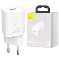Baseus USB-C 25W nástenná nabíjačka pre Samsung Galaxy S24 S23 /FE Baseus USB-C 25W nástenná nabíjačka pre Samsung Galaxy S24 S23 /FE