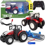 VEĽKÝ RC TRAKTOR S POĽNOHOSPODÁRSKYM STROJOM GUMOVÉ KOLESÁ RC LE LIGHT VEĽKÝ RC TRAKTOR S POĽNOHOSPODÁRSKYM STROJOM GUMOVÉ KOLESÁ RC LE LIGHT