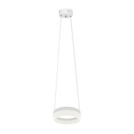 Biele okrúhle LED lusterové závesné svietidlo Milagro