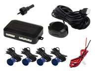 4X CÚVACIE PARKOVACIE SENZORY SADA BUZZER PREDNÉ ZADNÉ MODRÁ 4X CÚVACIE PARKOVACIE SENZORY SADA BUZZER PREDNÉ ZADNÉ MODRÁ
