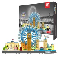 3D puzzle London City Vzdelávacie Premium deti Dospelí Big Ben+ LED 106 ks. 3D puzzle London City Vzdelávacie Premium deti Dospelí Big Ben+ LED 106 ks.