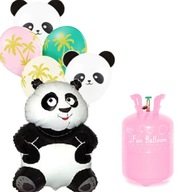 Sada obsahuje lacnejší, héliový valec, Panda Sada obsahuje lacnejší, héliový valec, Panda