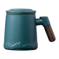 Filter na hrnček na kávu s objemom 400 ml a zeleným infuzérom
